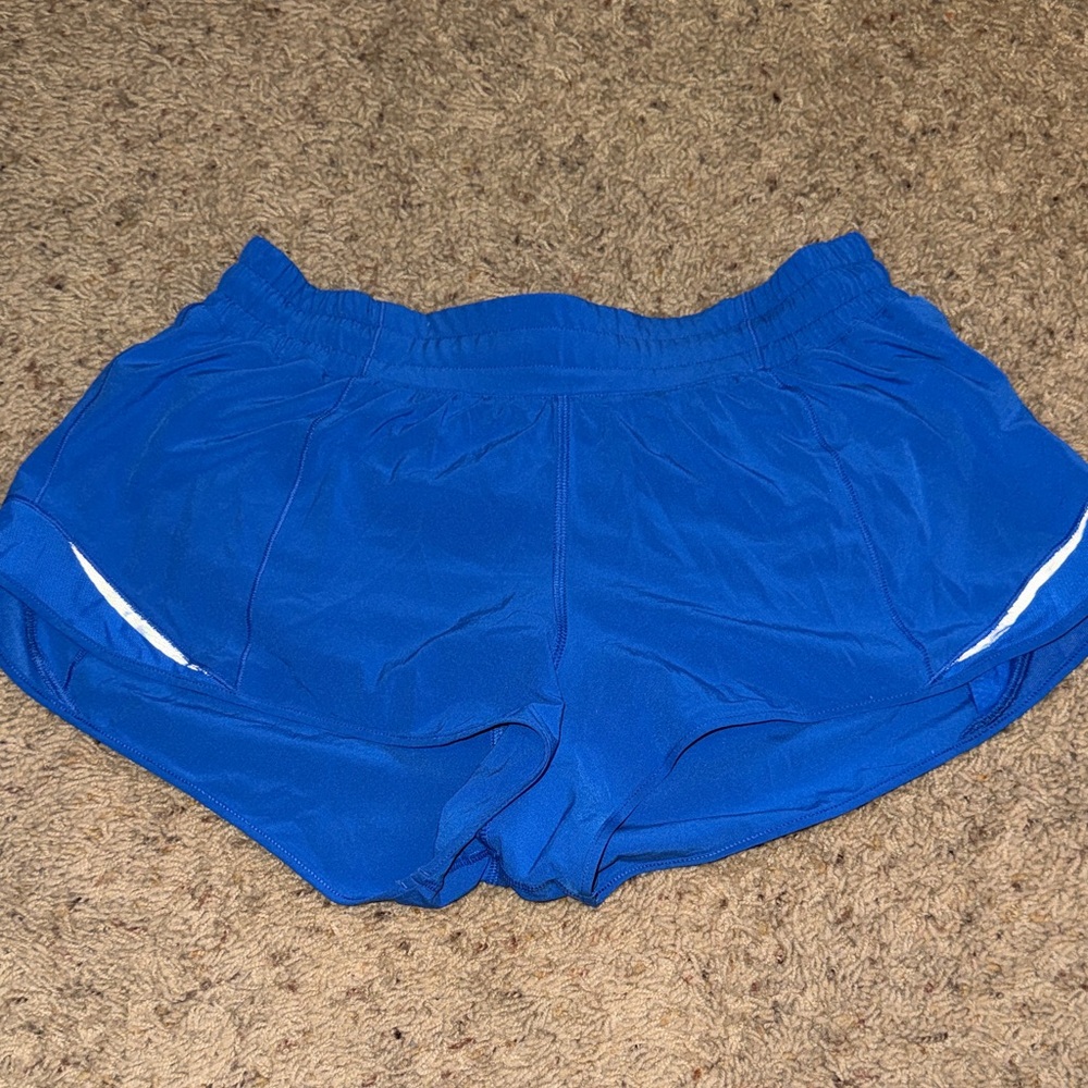 Lululemon blue hotty hot shorts 2.5 inch